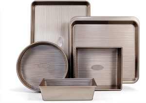 USA Pan Bakeware Set Aluminized Steel Nonstick Kitchen-0