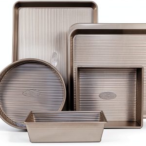 USA Pan Bakeware Set Aluminized Steel Nonstick Kitchen-0