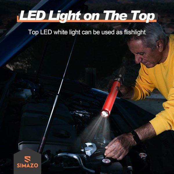 Traffic Wand by SIMAZO 21 Inch Red Flashing Baton-2
