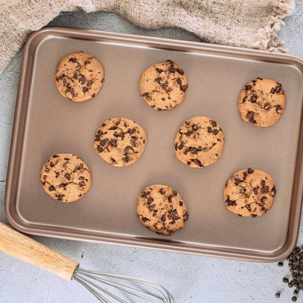 HAPPIELS Baking Sheet Carbon Steel Non-Stick 2-Pack-4