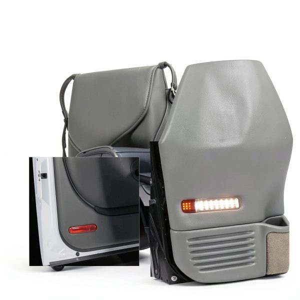 Yumfugu Waterproof Car Door Courtesy Lights White Red-2