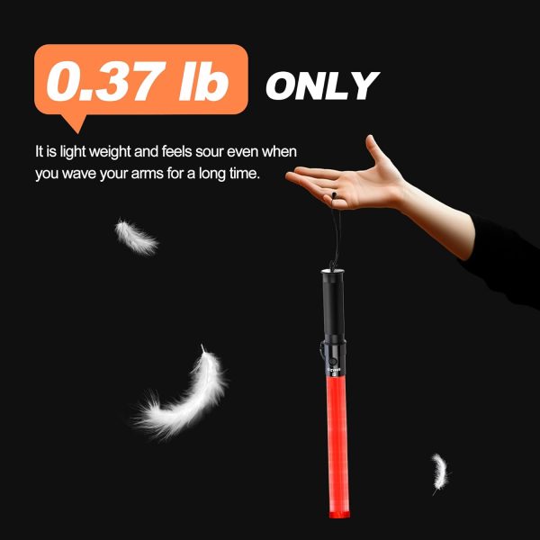 Traffic Wand by SIMAZO 21 Inch Red Flashing Baton-4