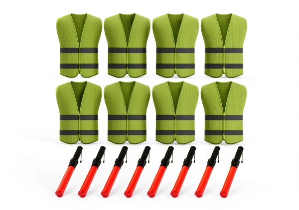 Kanayu Traffic Control Wands Neon Green ABS-0
