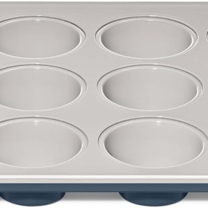 OXO Muffin Pan Ceramic Nonstick Bakeware Storm Blue-0