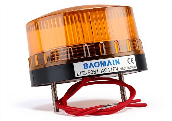 Baomain High-Visibility Yellow Strobe Light - 3W LED-8
