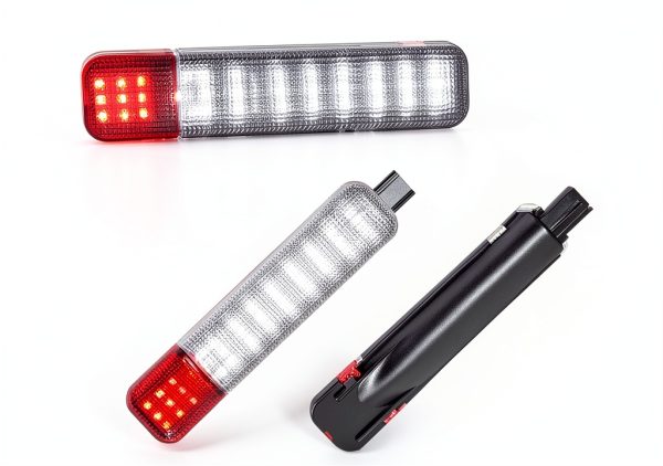 Yumfugu Waterproof Car Door Courtesy Lights White Red-4