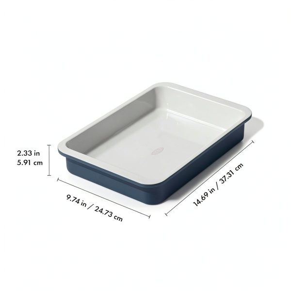 OXO 9x13 Cake Pan Ceramic Nonstick Aluminized Steel-6