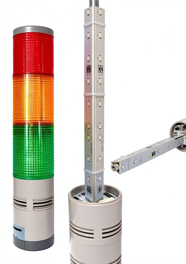 LUBAN 2-Layer LED Buzzer Alarm Siren DC 12V 3-Layer-4