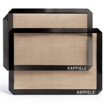 HAPPIELS Silicone Baking Mats Nonstick Durable 15 Inch 2-0