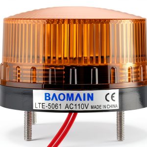 Baomain High-Visibility Yellow Strobe Light - 3W LED-0
