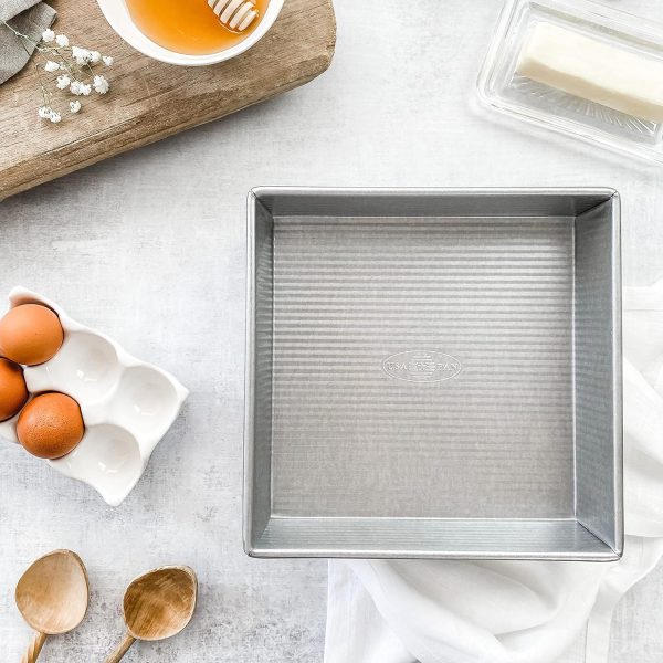 USA Pan Bakeware Set Aluminized Steel Nonstick 6 Piece-8
