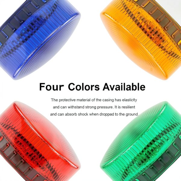 Baomain High-Visibility Yellow Strobe Light - 3W LED-5