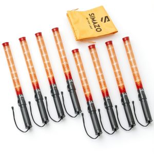 SIMAZO Red Traffic Wand 6 Pack LED Lights-0