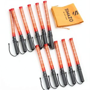 SIMAZO LED Traffic Wand Red 21 Inch Waterproof-0