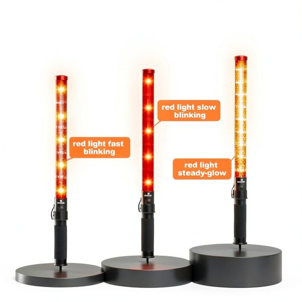 SIMAZO LED Traffic Wand Red 21 Inch Waterproof-5