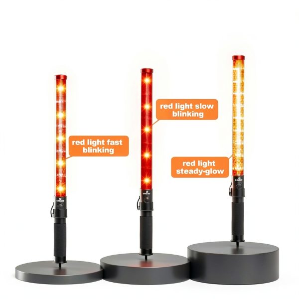 SIMAZO Red Traffic Wand 6 Pack LED Lights-3