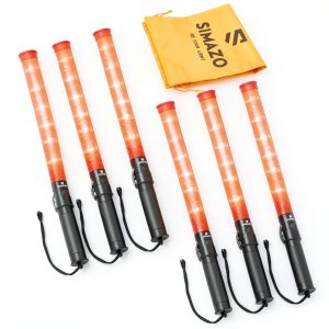 LED Traffic Wand SIMAZO Red 6‑Pack Safety Tool-0