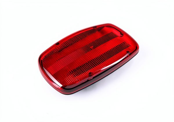 Custer Products Red Dual-Function Warning Light 12W Ultra-Low Profile-3
