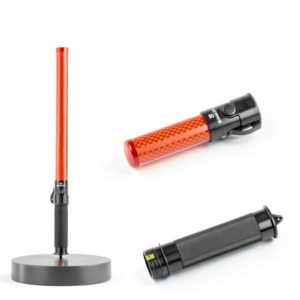 SIMAZO Red Traffic Wand 6 Pack LED Lights-5