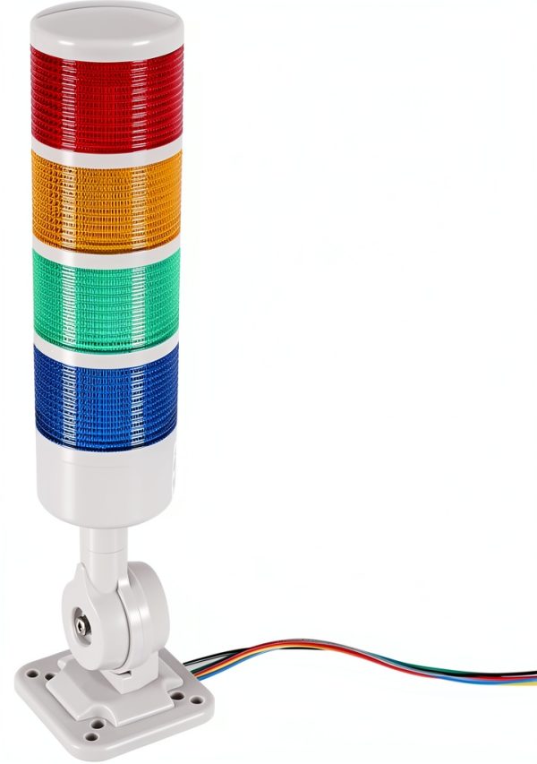 LUBAN LED Warning Light 4‑Layer with Buzzer Multi‑Color DC 12‑24V-0