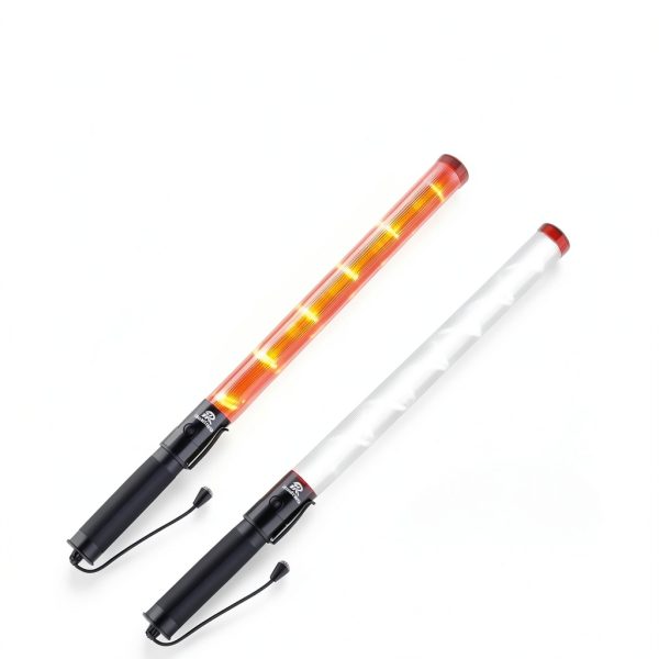 RoadHero 21 Inch Red Traffic Wand Highly Visible ABS Light with 6 LEDs-4