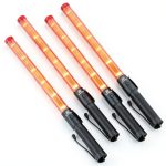 RoadHero 21 Inch Red Traffic Wand Highly Visible ABS Light with 6 LEDs-0