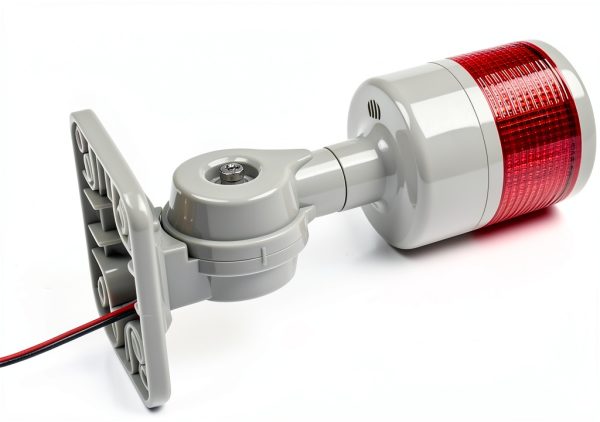 LUBAN Red LED Andon Warning Light 1‑Layer with Buzzer AC 110‑220V-1