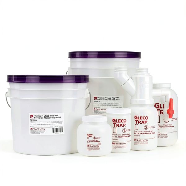 Gleco Trap 32 oz Bottles for Clay & Plaster Sink Trap – Pack of 12-3