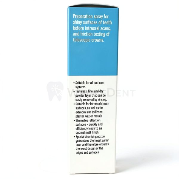 CAD/CAM Powder Scanning Spray Wholedent Anti‑Reflective 75ml-3