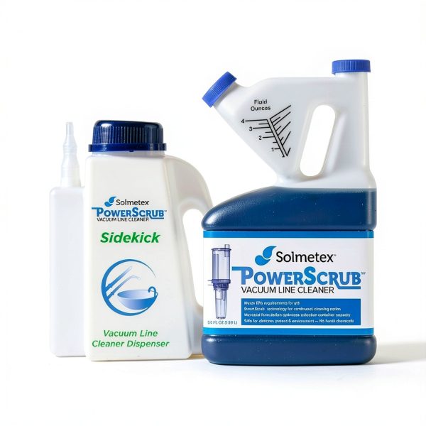 Solmetex PCS-VLIK PowerScrub Dental Vacuum Line Cleaner Intro Kit-2