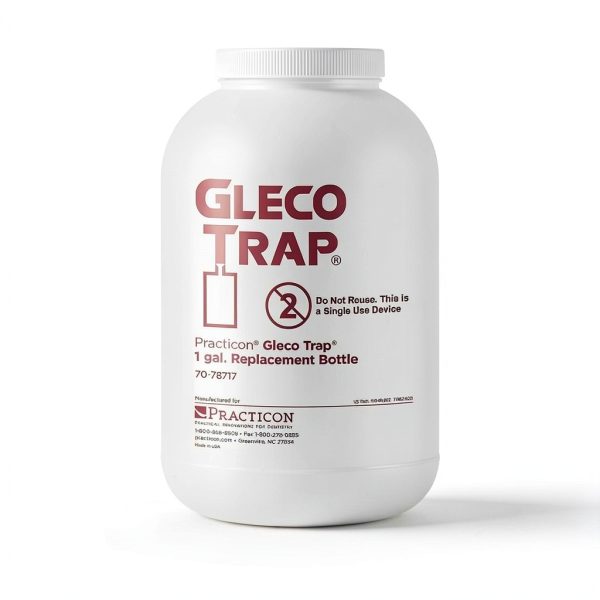 Practicon 7078717 Gallon Gleco Trap Replacement Bottle, Pack of 4-1