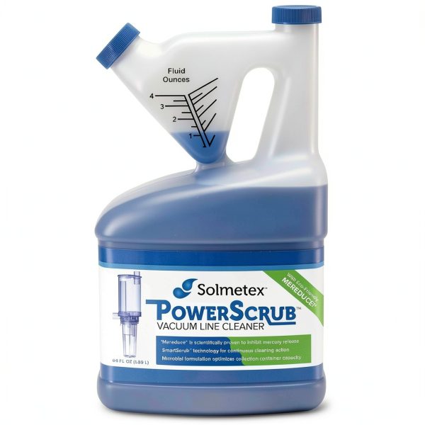 Solmetex PCS-VLIK PowerScrub Dental Vacuum Line Cleaner Intro Kit-1